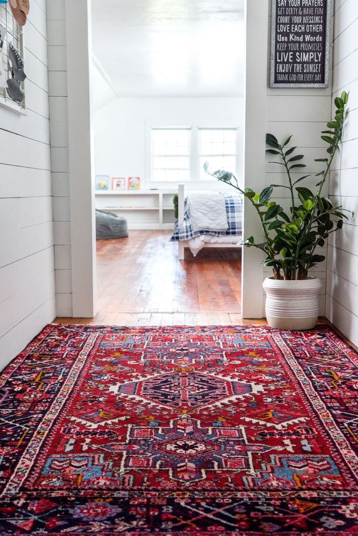 Persian Carpet in red color 