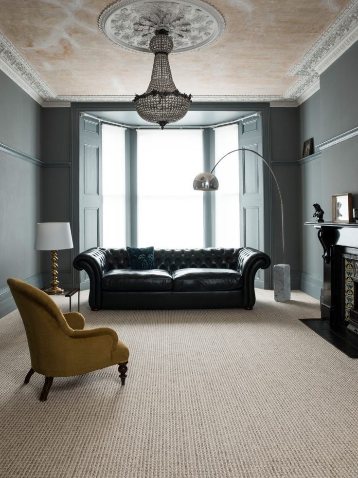 seagrass carpets in a drawing room