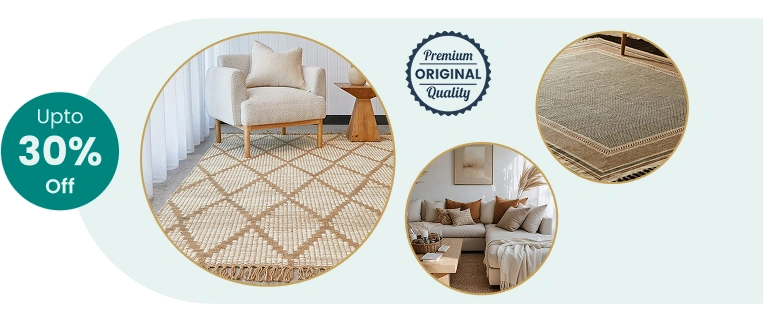 Eco-friendly jute carpet Dubai