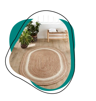 top quality Jute rugs dubai