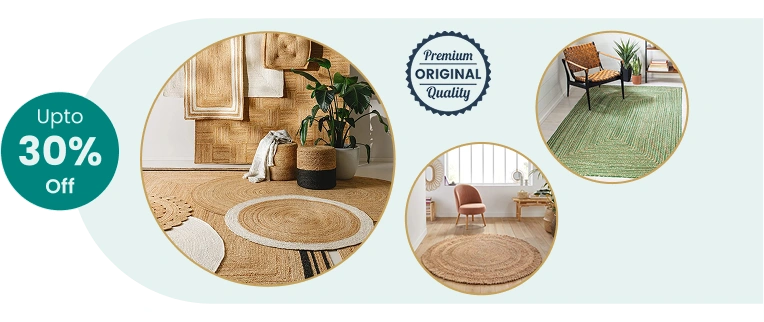 Luxury jute rugs store